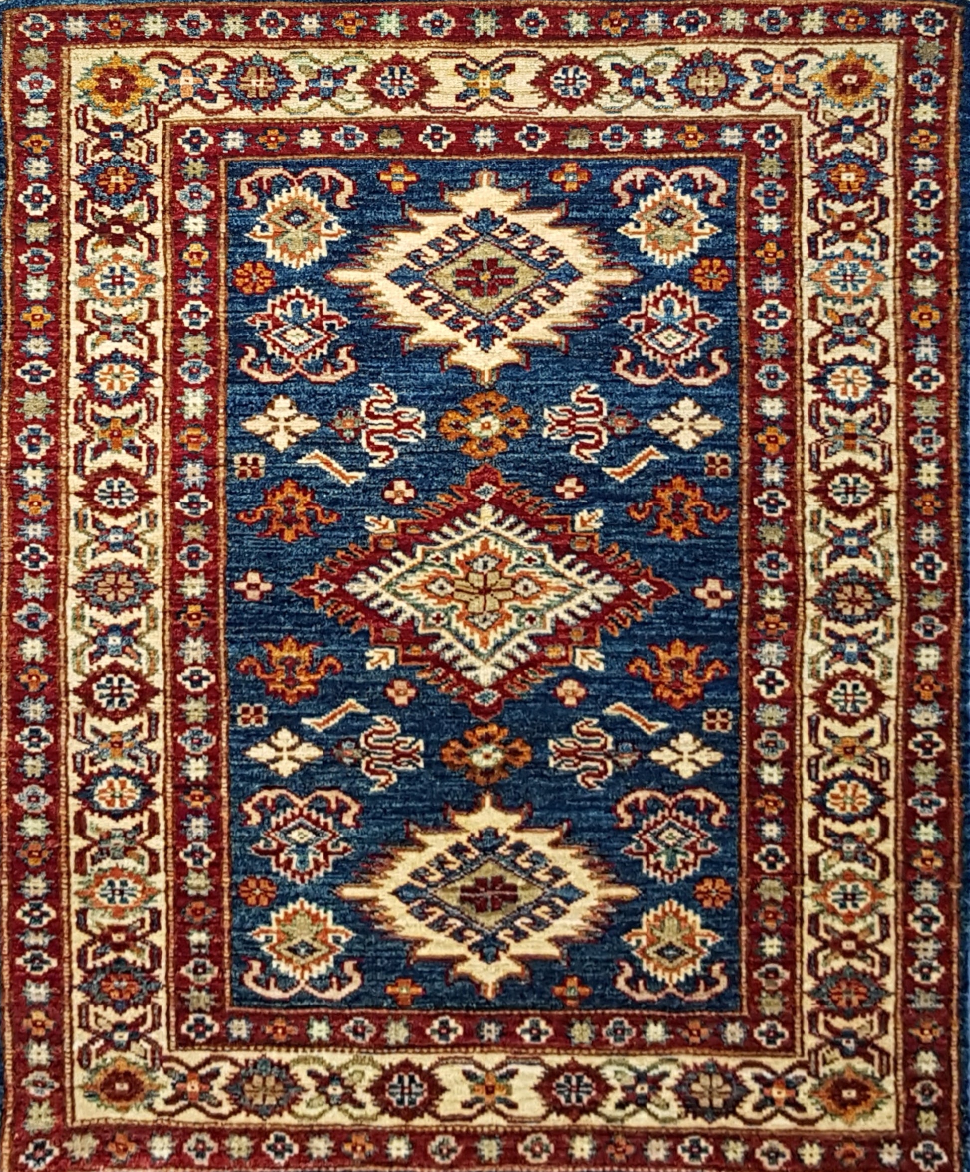 Fine Kazak - Blue